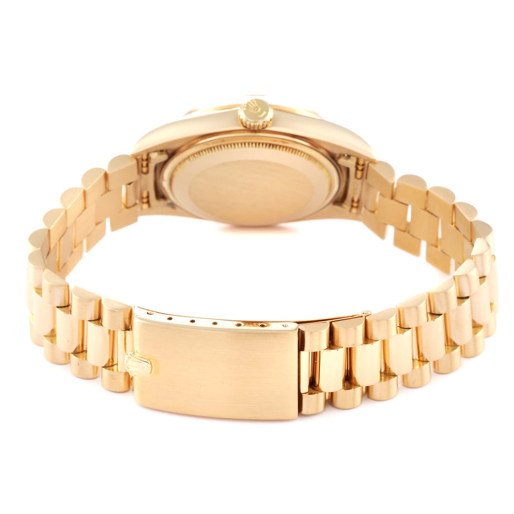 Rolex President Day-Date Wide Yellow Vintage Gold Mens Watch 1803
