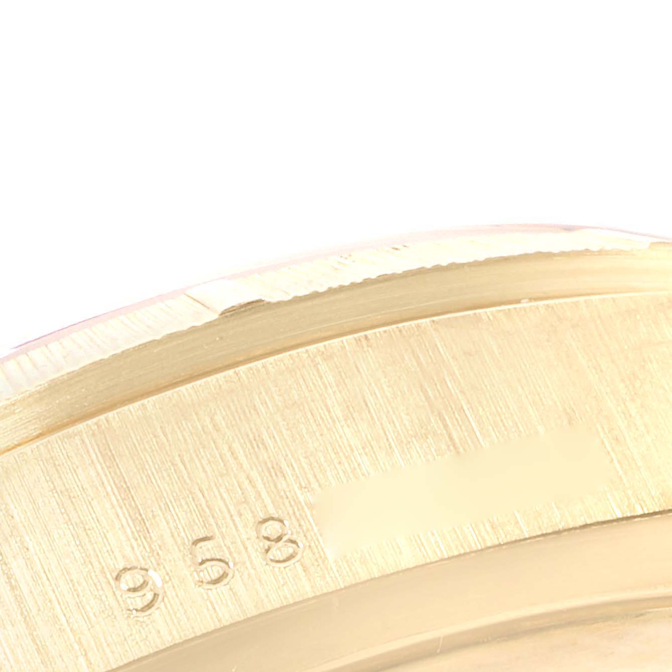 Rolex President Day-Date Bark Finish Yellow Gold Mens Watch 18078