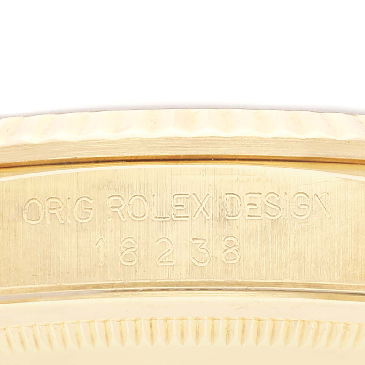 Rolex President Day-Date Yellow Gold Black Diamond Dial Mens Watch 18238 + 1 additional link