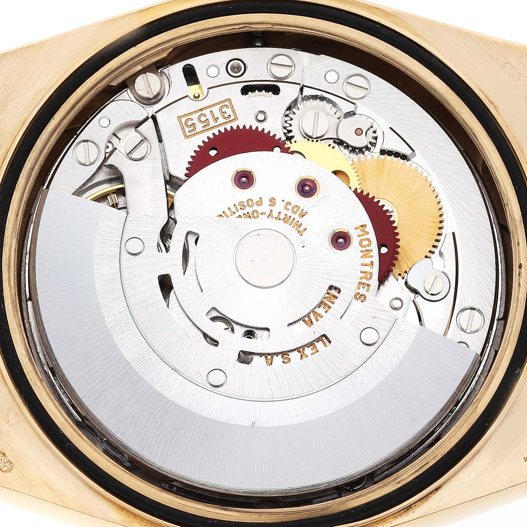 Rolex President Day-Date Yellow Gold Champagne Dial Mens Watch 18238 Papers