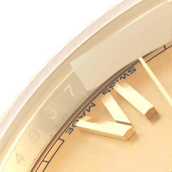 Rolex President Day-Date Yellow Gold Champagne Dial Mens Watch 228238 Box Card