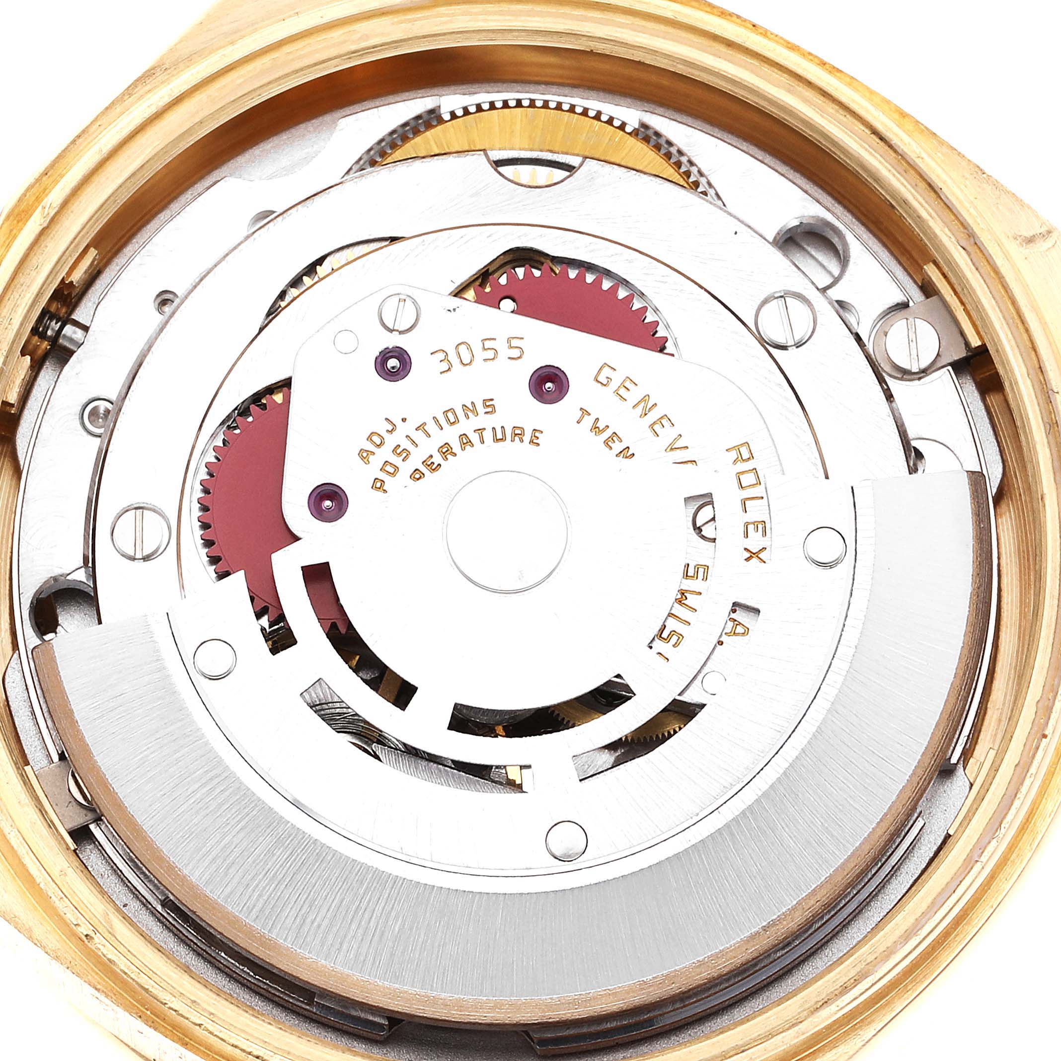 Rolex President Day-Date Yellow Gold Diamond Bezel  Watch 18048