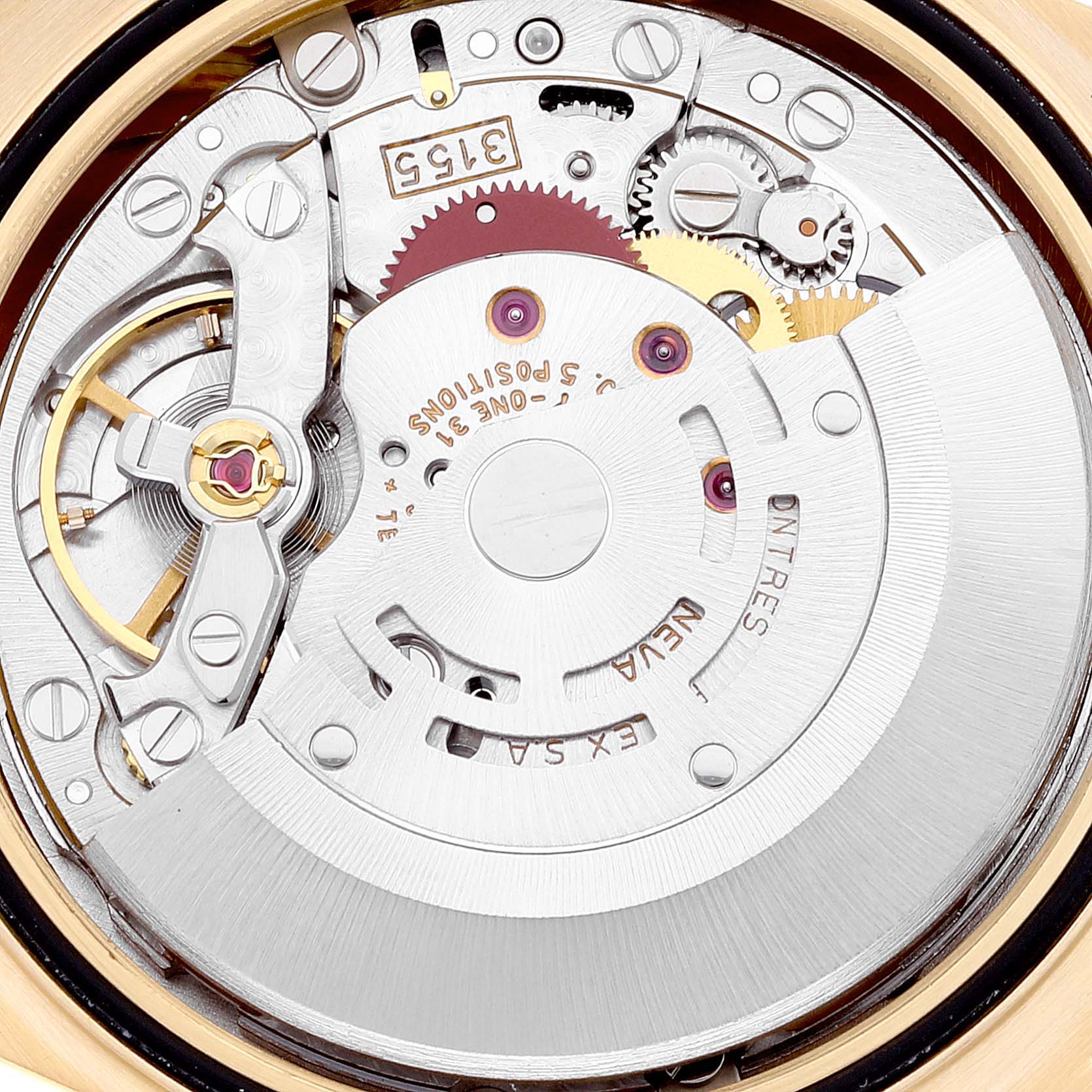 Rolex President Day-Date Yellow Gold Diamond Mens Watch 18238 Box Papers