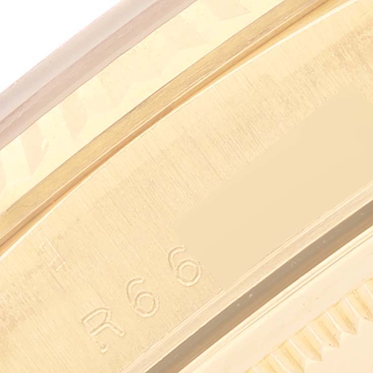 Rolex President Day-Date Yellow Gold Diamond Mens Watch 18238 Box Papers