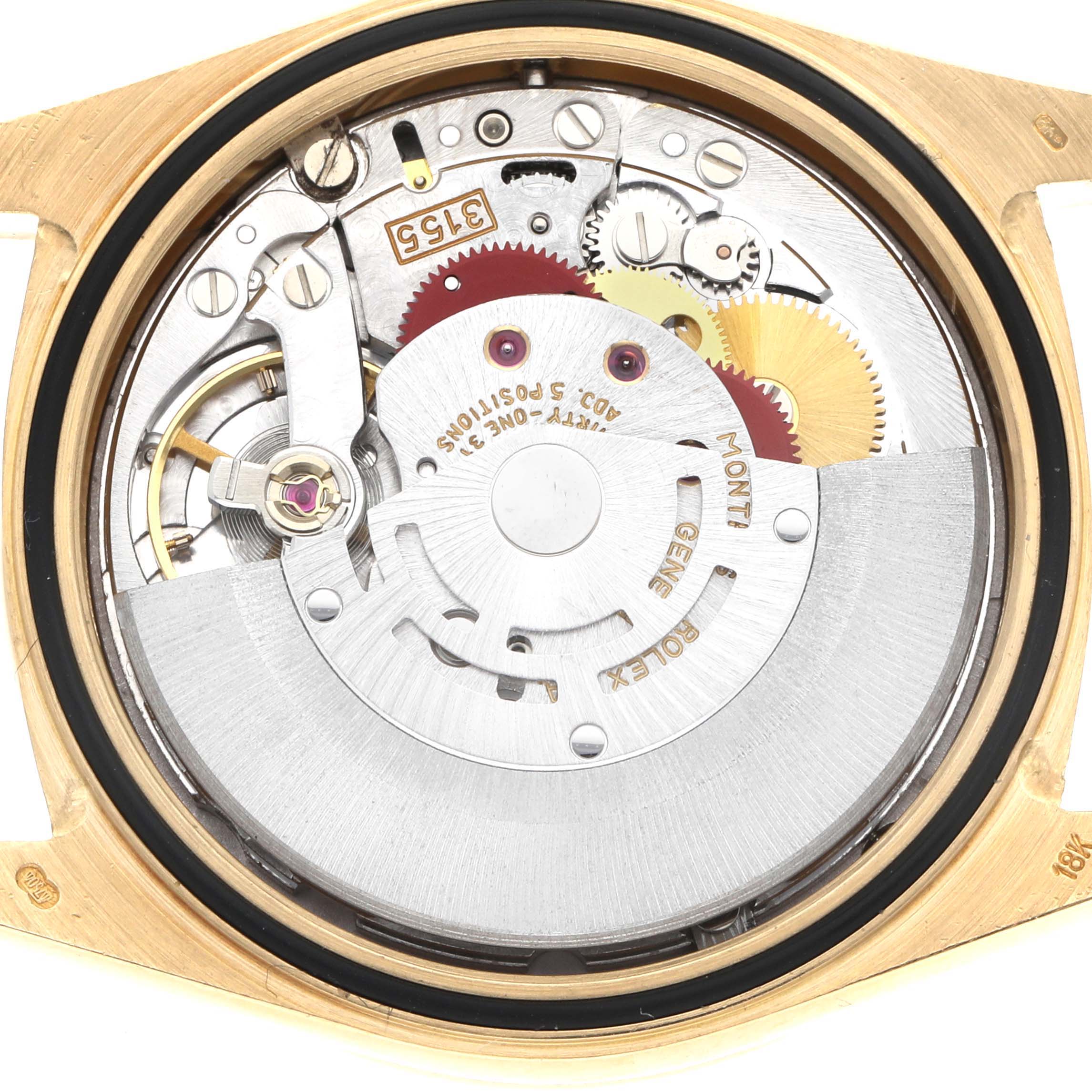 Rolex President Day-Date Yellow Gold Diamond Mens Watch 18388 + ADD ONE LINK (INSTALLED) - NO RETURN