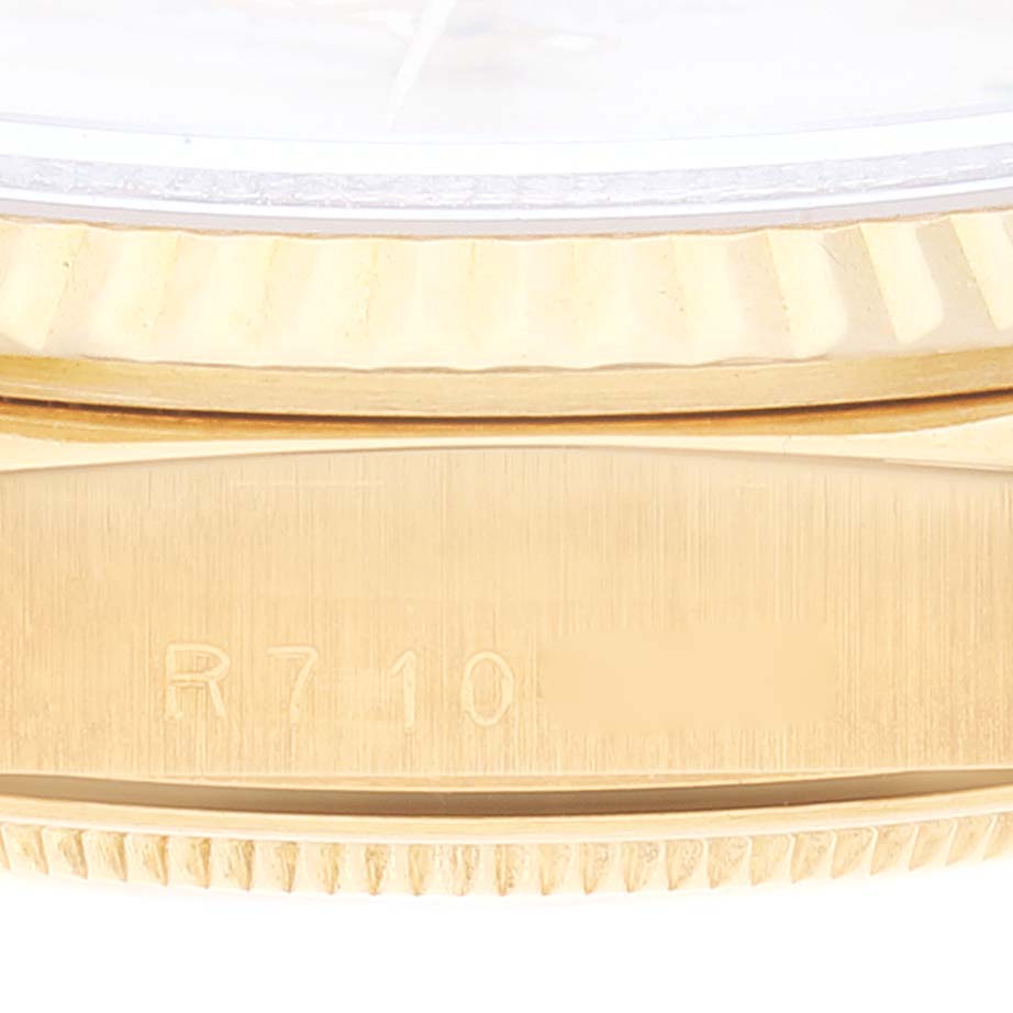 Rolex President Day-Date Yellow Gold Ivory Roman Dial Mens Watch 18238