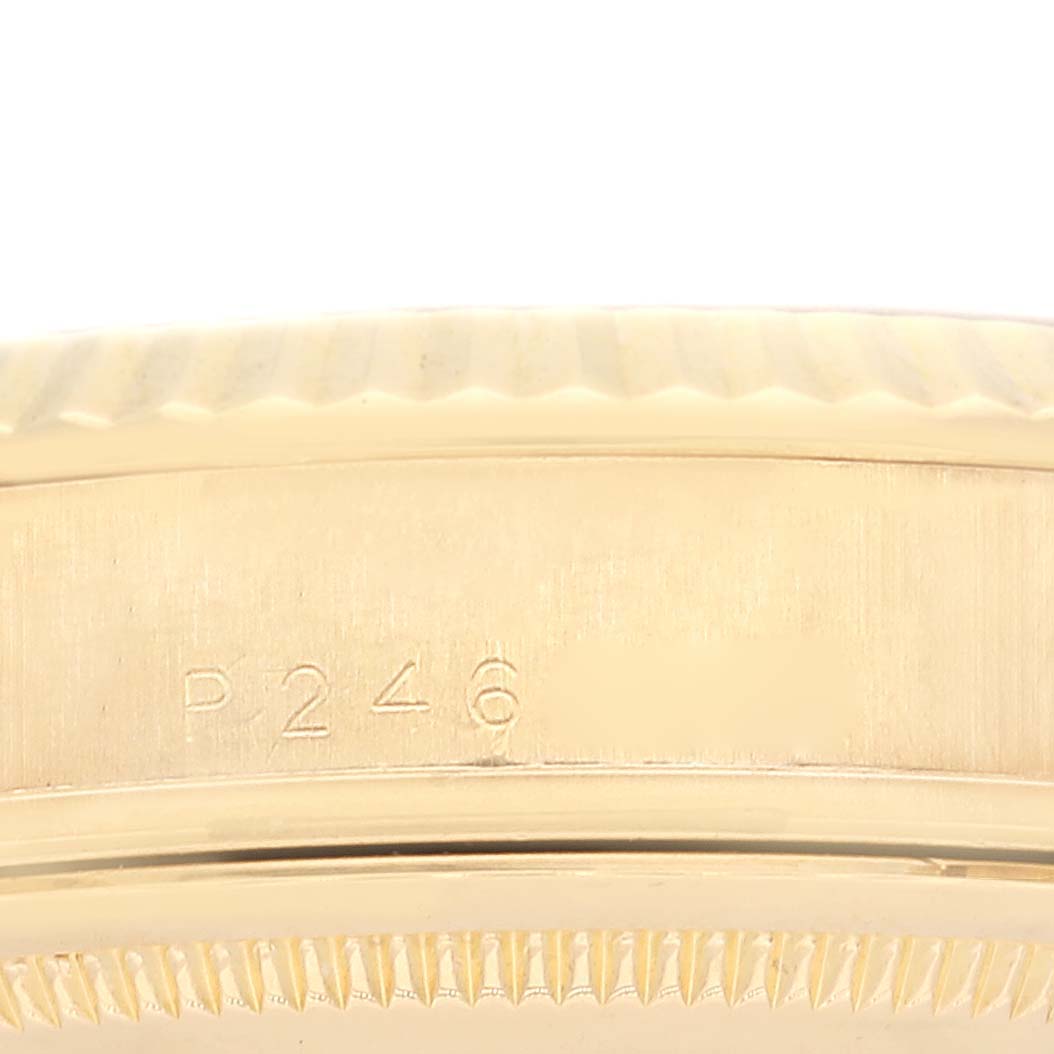 Rolex President Day-Date Yellow Gold White Dial Mens Watch 118238 Box Papers