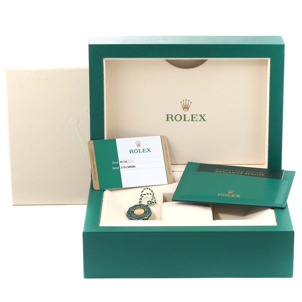Rolex President Ladies 18k Yellow Gold Diamond Ladies Watch 279138 Unworn