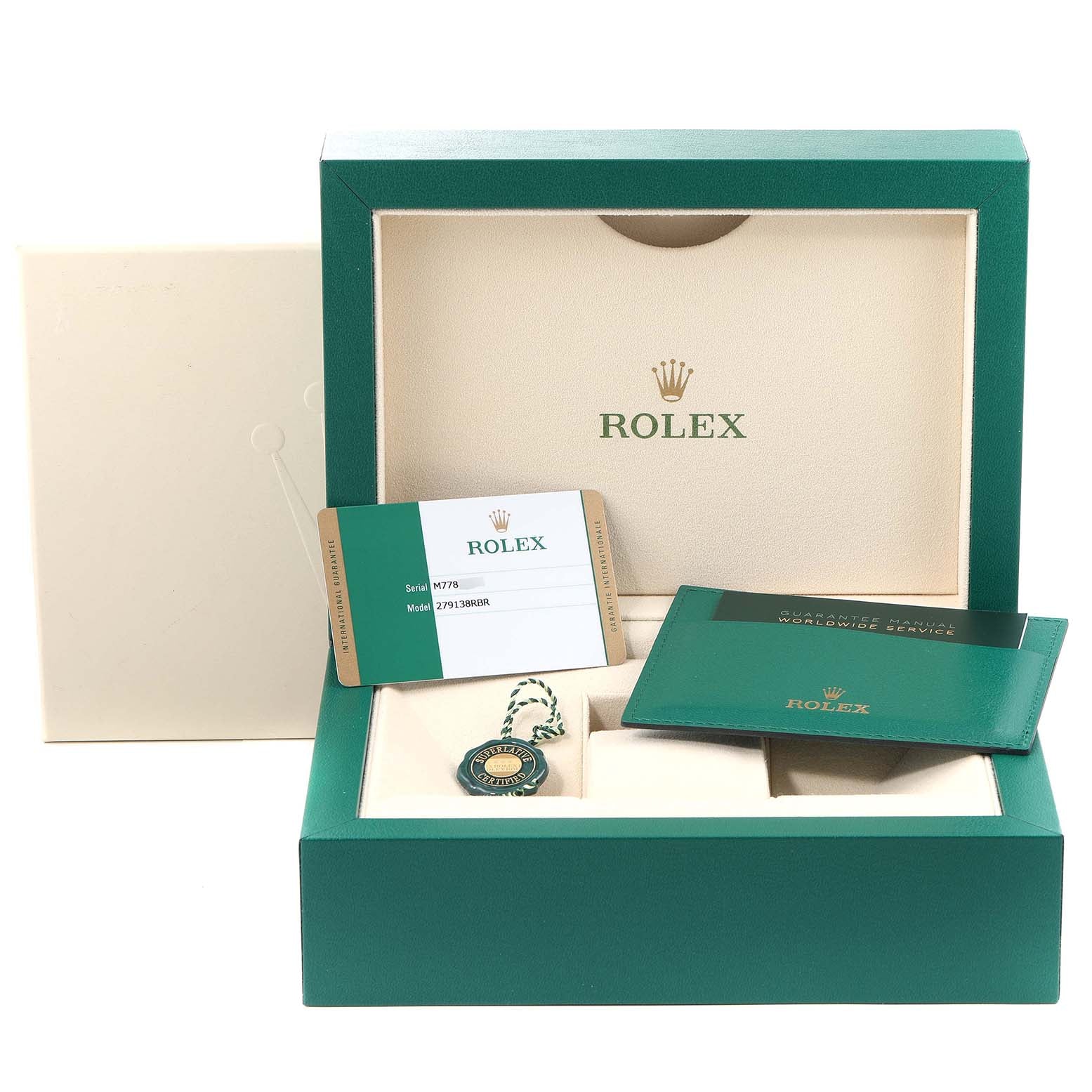 Rolex President Ladies 18k Yellow Gold Diamond Ladies Watch 279138 Unworn