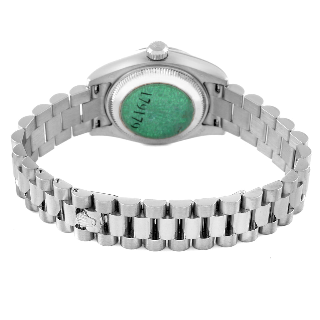 Rolex President Ladies White Gold Diamond Ladies Watch 179179