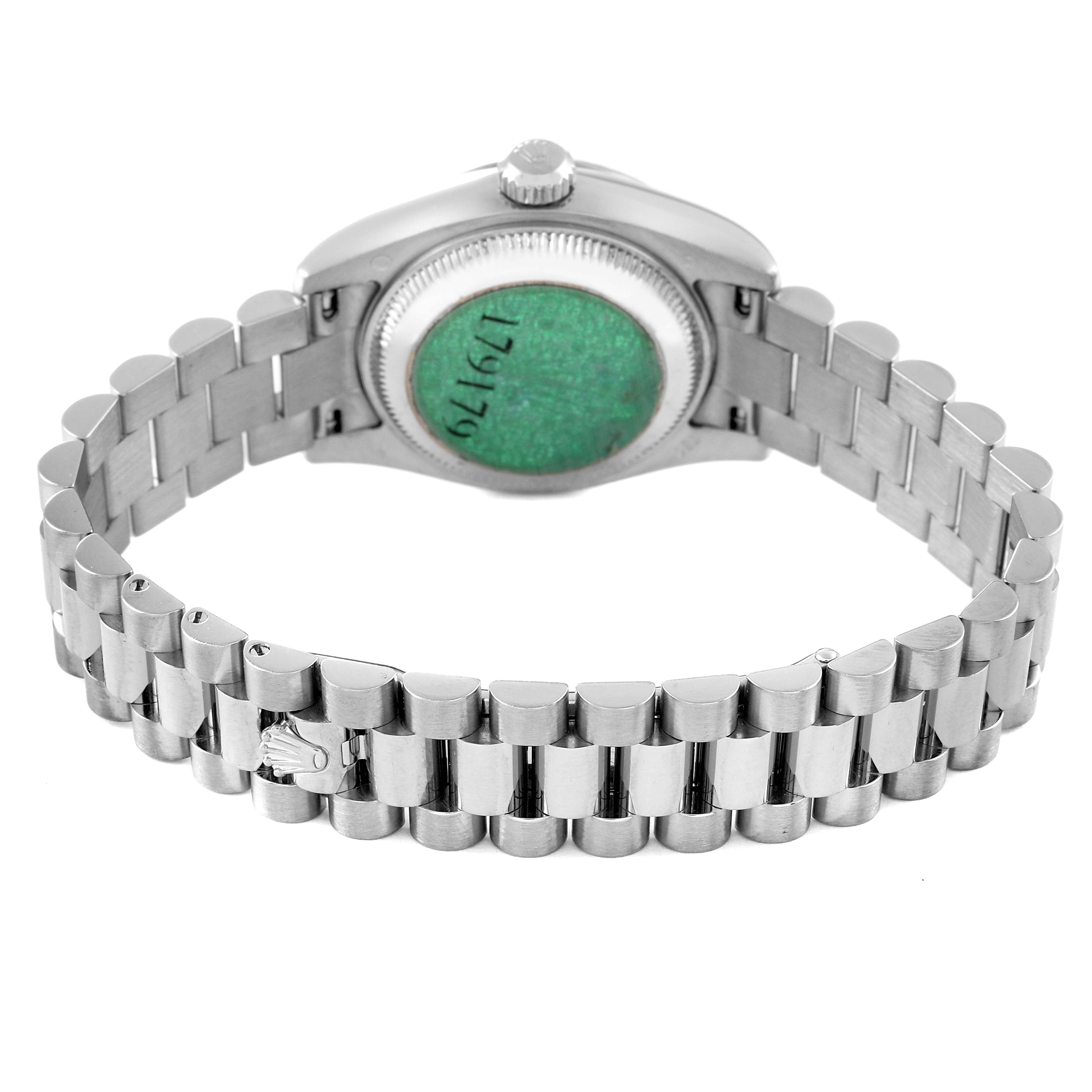 Rolex President Ladies White Gold Diamond Ladies Watch 179179