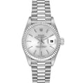 Rolex President Ladies White Gold Silver Dial Ladies Watch 79179