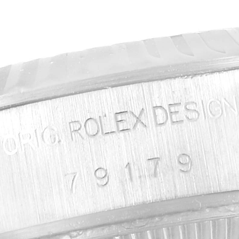 Rolex President Ladies White Gold Silver Dial Ladies Watch 79179