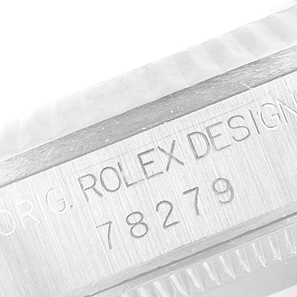 Rolex President Midsize White Gold Diamond Ladies Watch 78279