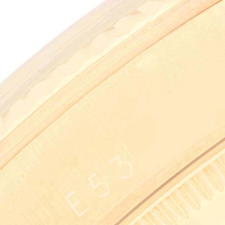 Rolex President Midsize Yellow Gold Diamond Dial Ladies Watch 68278 Papers