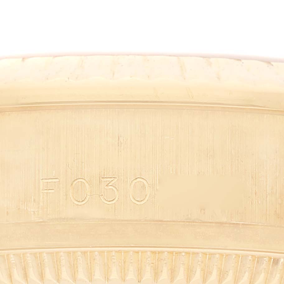 Rolex President Midsize Yellow Gold Diamond Ladies Watch 178278 Box Papers