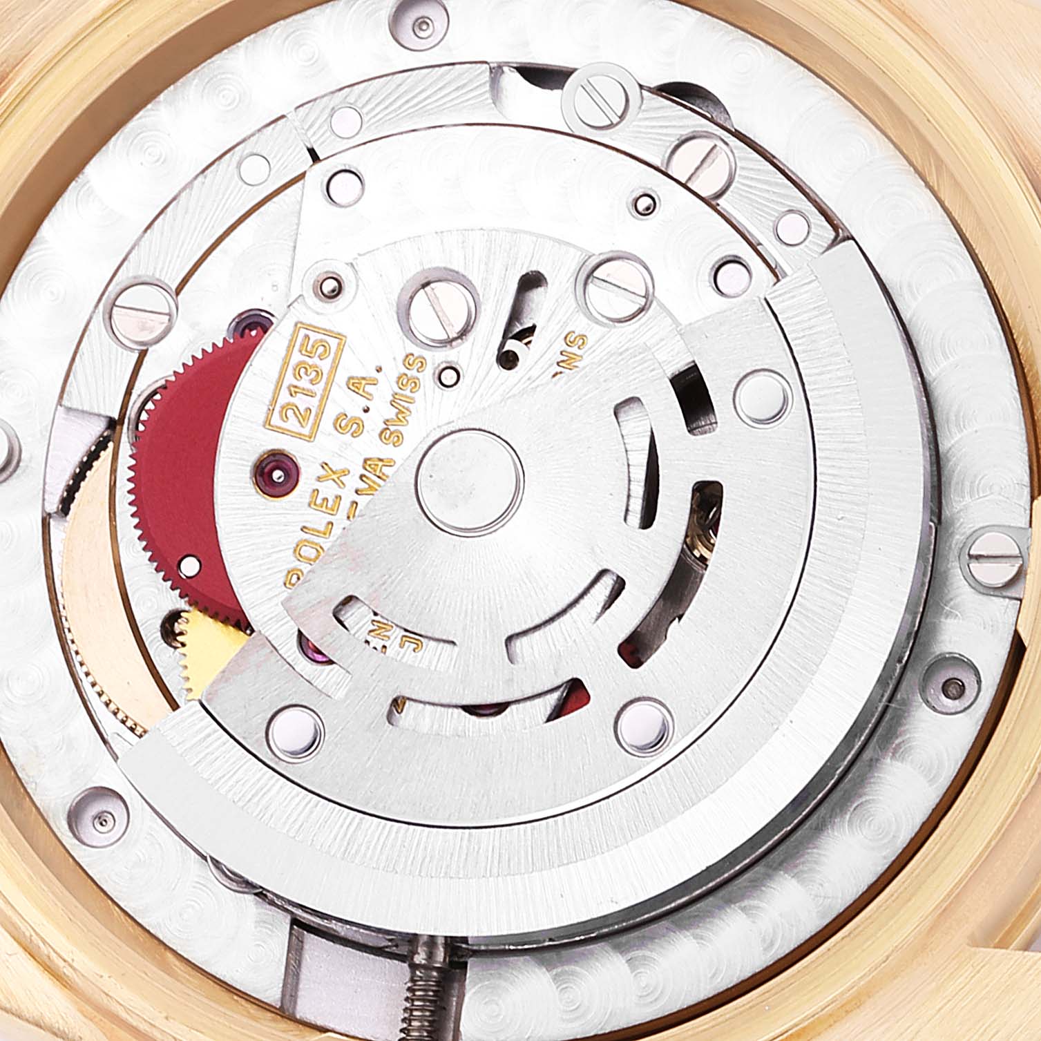 Rolex President Midsize Yellow Gold Diamond Ladies Watch 68158