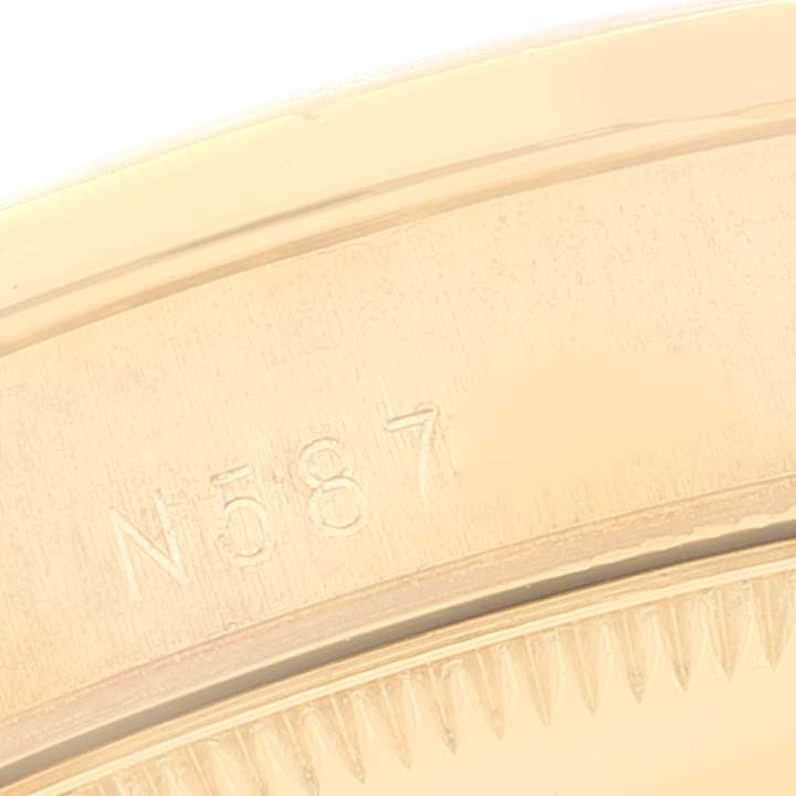 Rolex President Midsize Yellow Gold Diamond Ladies Watch 68158