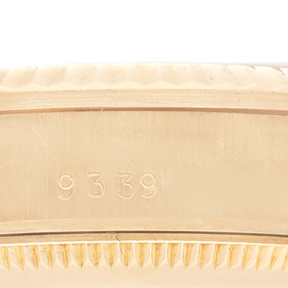 Rolex President Midsize Yellow Gold Diamond Ladies Watch 68278 Box Papers