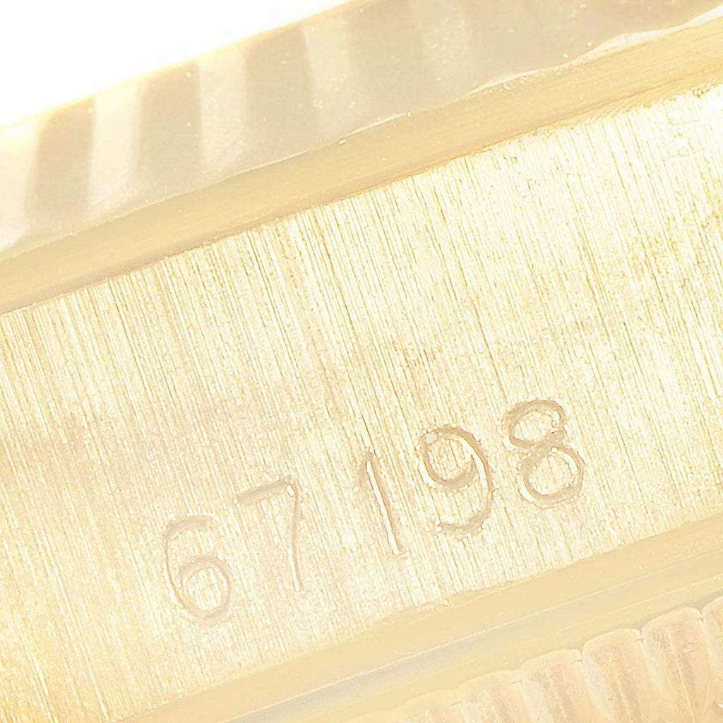 Rolex President No-Date 18K Yellow Gold Ladies Watch 67198