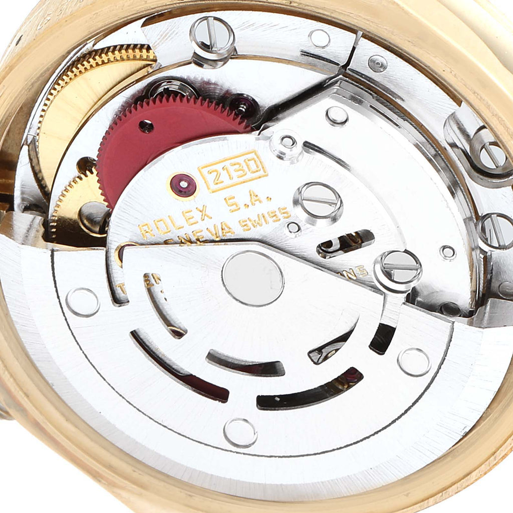 Rolex President No-Date 18K Yellow Gold Ladies Watch 67198
