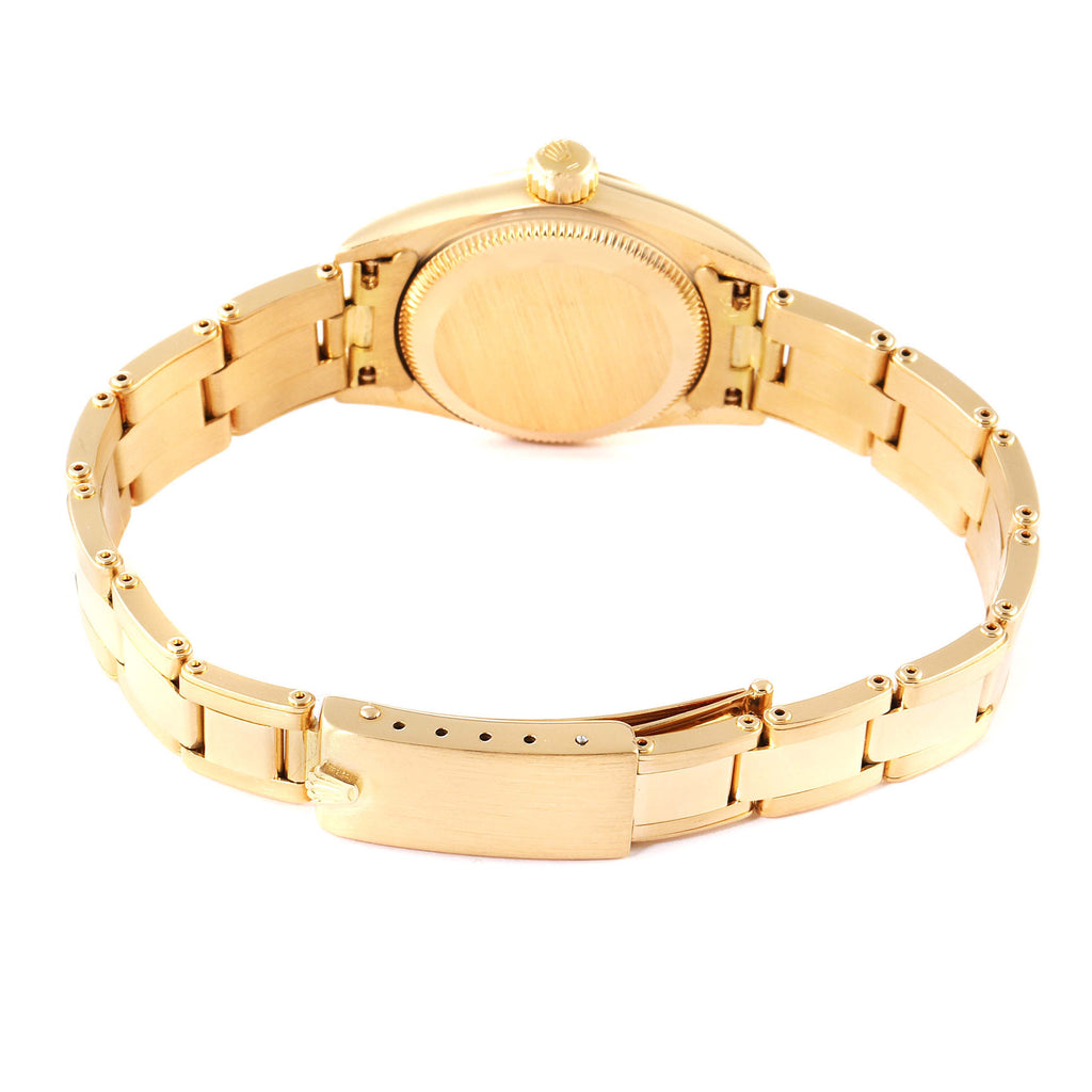 Rolex President No-Date 18K Yellow Gold Ladies Watch 67198