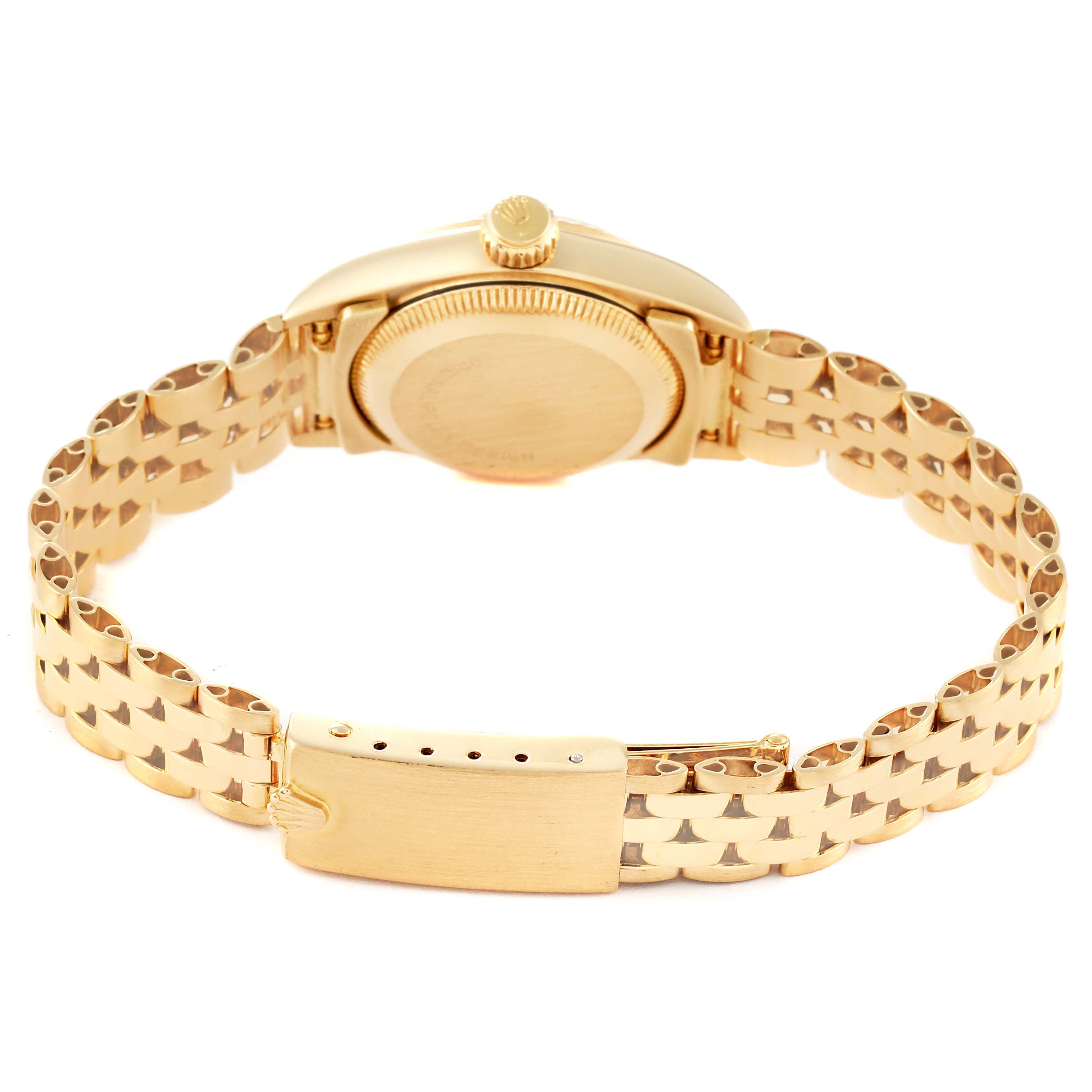 Rolex President No-Date Yellow Gold Jubilee Bracelet Ladies Watch 67198