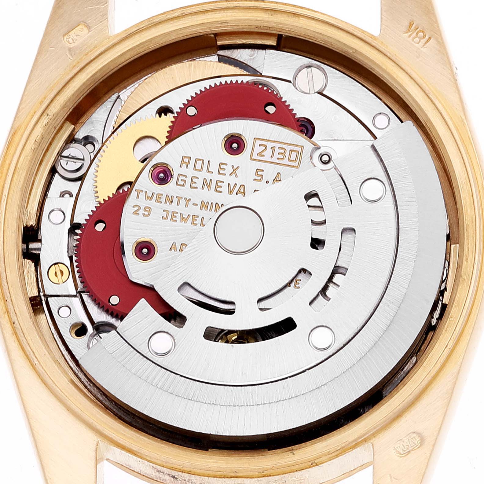 Rolex President No-Date Yellow Gold Jubilee Bracelet Ladies Watch 67198