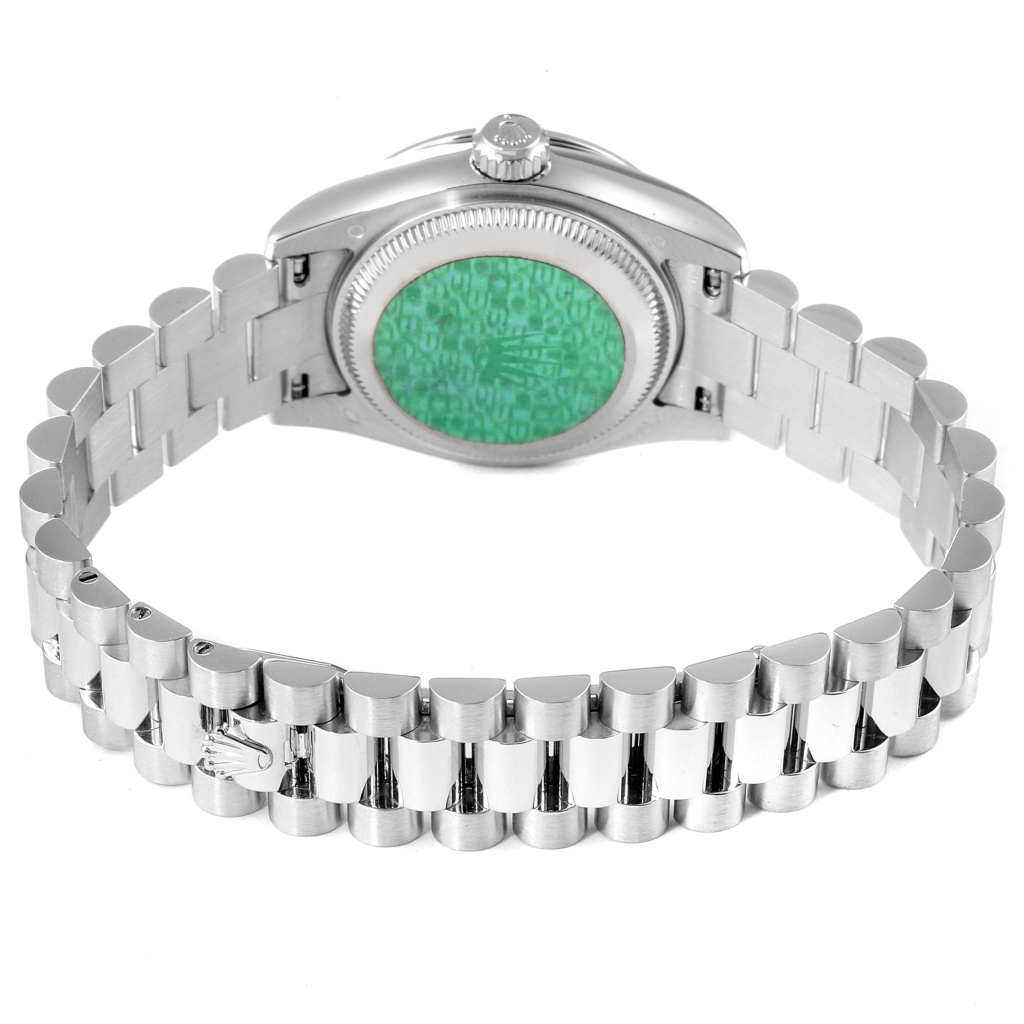 Rolex President Platinum MOP Diamond Ladies Watch 179136 Box Papers