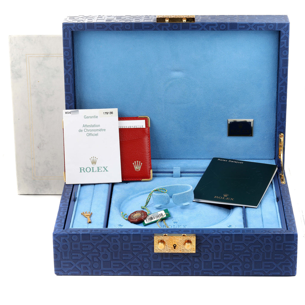 Rolex President Platinum MOP Diamond Ladies Watch 179136 Box Papers