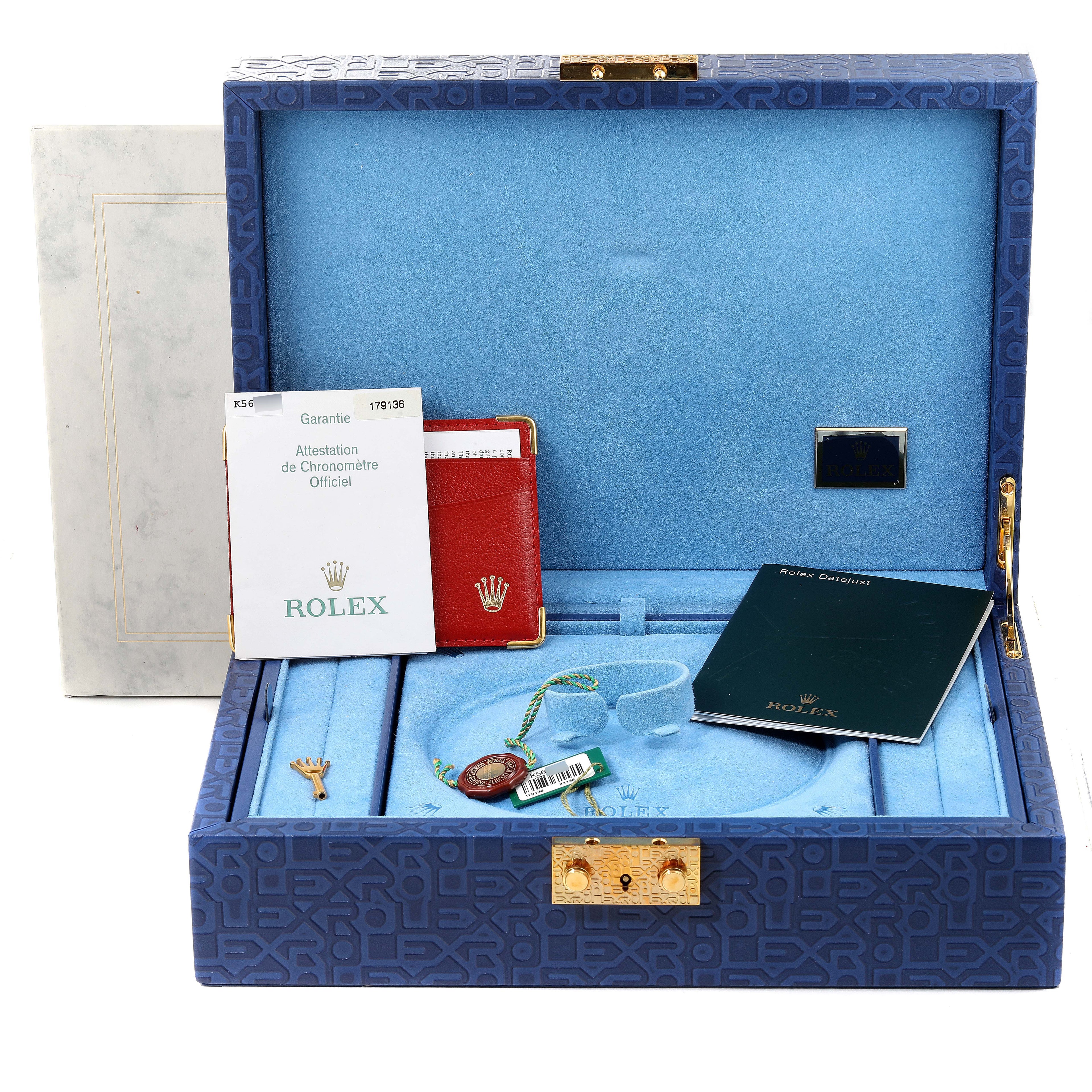 Rolex President Platinum MOP Diamond Ladies Watch 179136 Box Papers