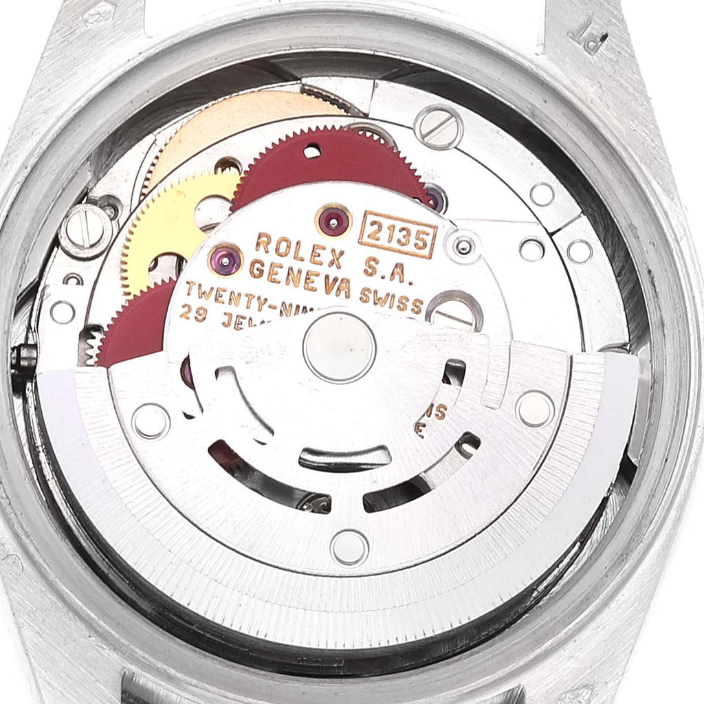 Rolex President Platinum Silver Diamond Dial Ladies Watch 69136