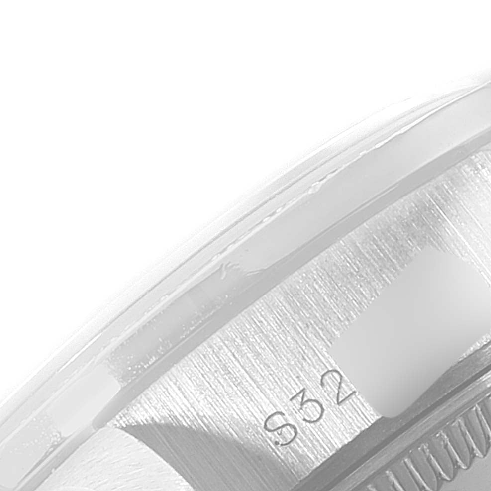Rolex President Platinum Silver Diamond Dial Ladies Watch 69136 Box Papers