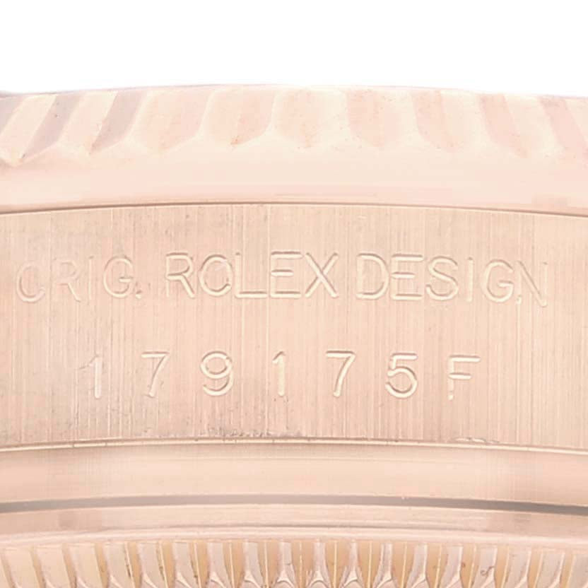 Rolex President Rose Gold Mother of Pearl Diamond Ladies Watch 179175