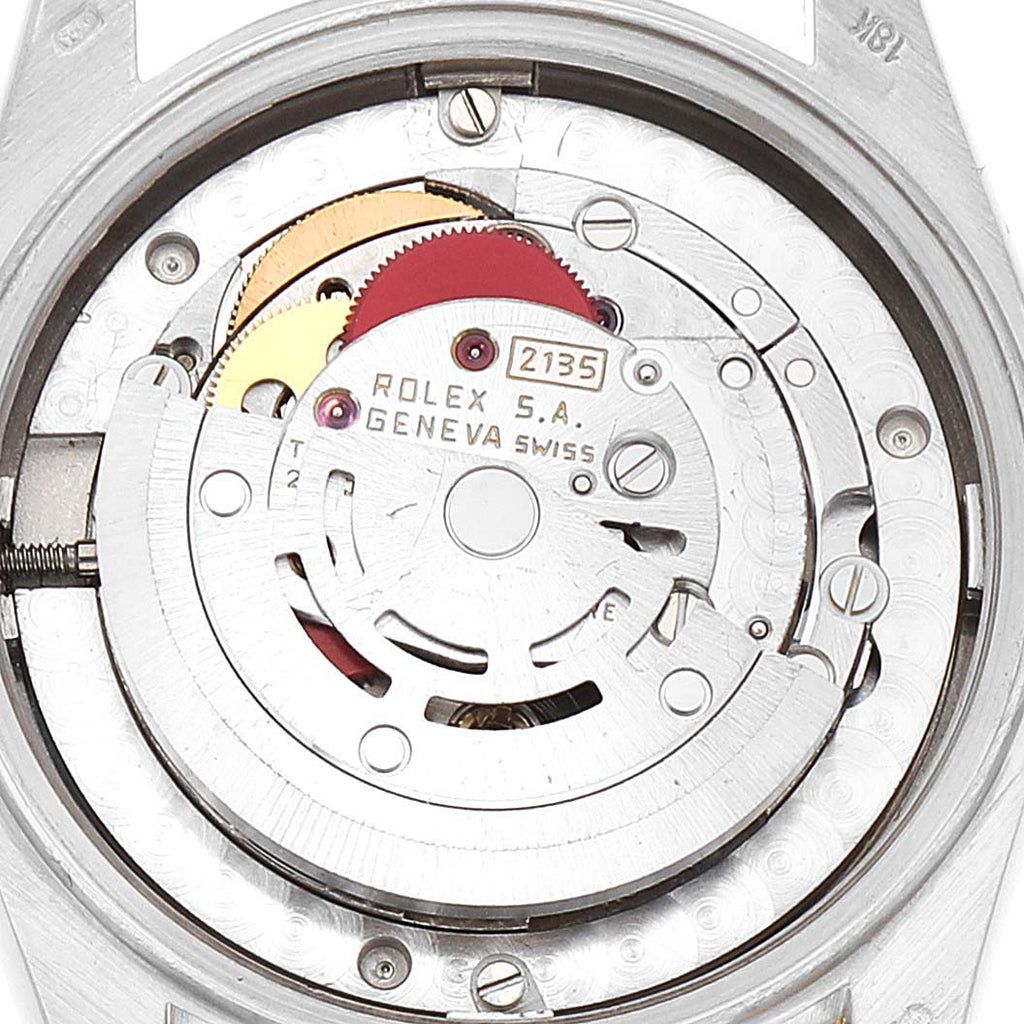 Rolex President Tridor 31mm Midsize White Yellow Rose Diamond Watch 68149