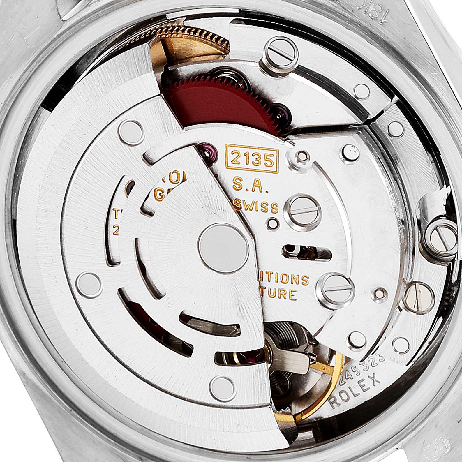 Rolex President Tridor White Yellow Rose Gold Mother Of Pearl Diamond Ladies Watch 69149