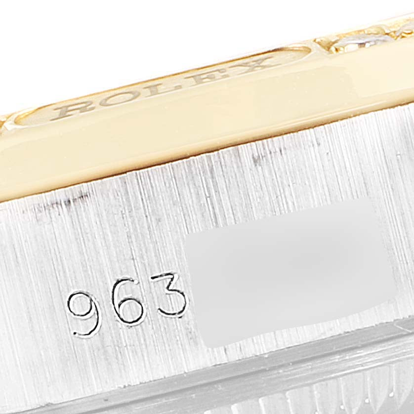 Rolex President Tridor White Yellow Rose Gold Mother Of Pearl Diamond Ladies Watch 69149