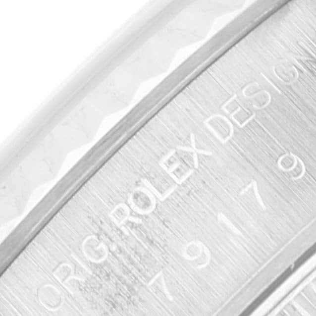 Rolex President White Gold Mother Of Pearl Dial Ladies Watch 79179 Box Service Card