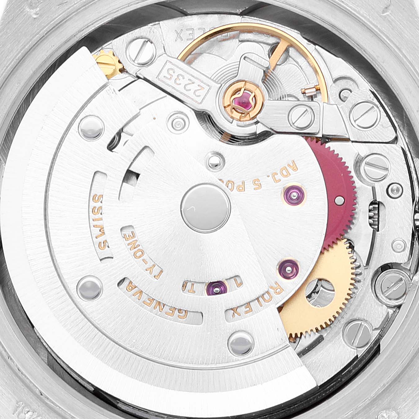 Rolex President White Gold Mother Of Pearl Dial Ladies Watch 79179 Box Service Card