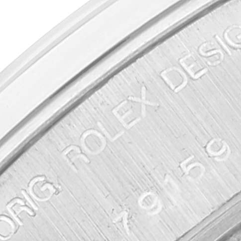 Rolex President White Gold Silver Diamond Dial Ladies Watch 79159