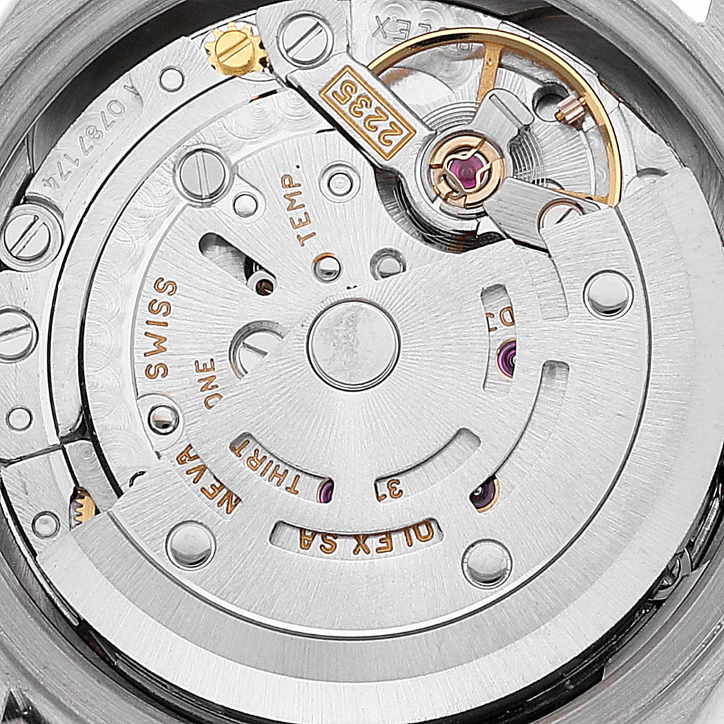 Rolex President White Gold Silver Diamond Dial Ladies Watch 79159