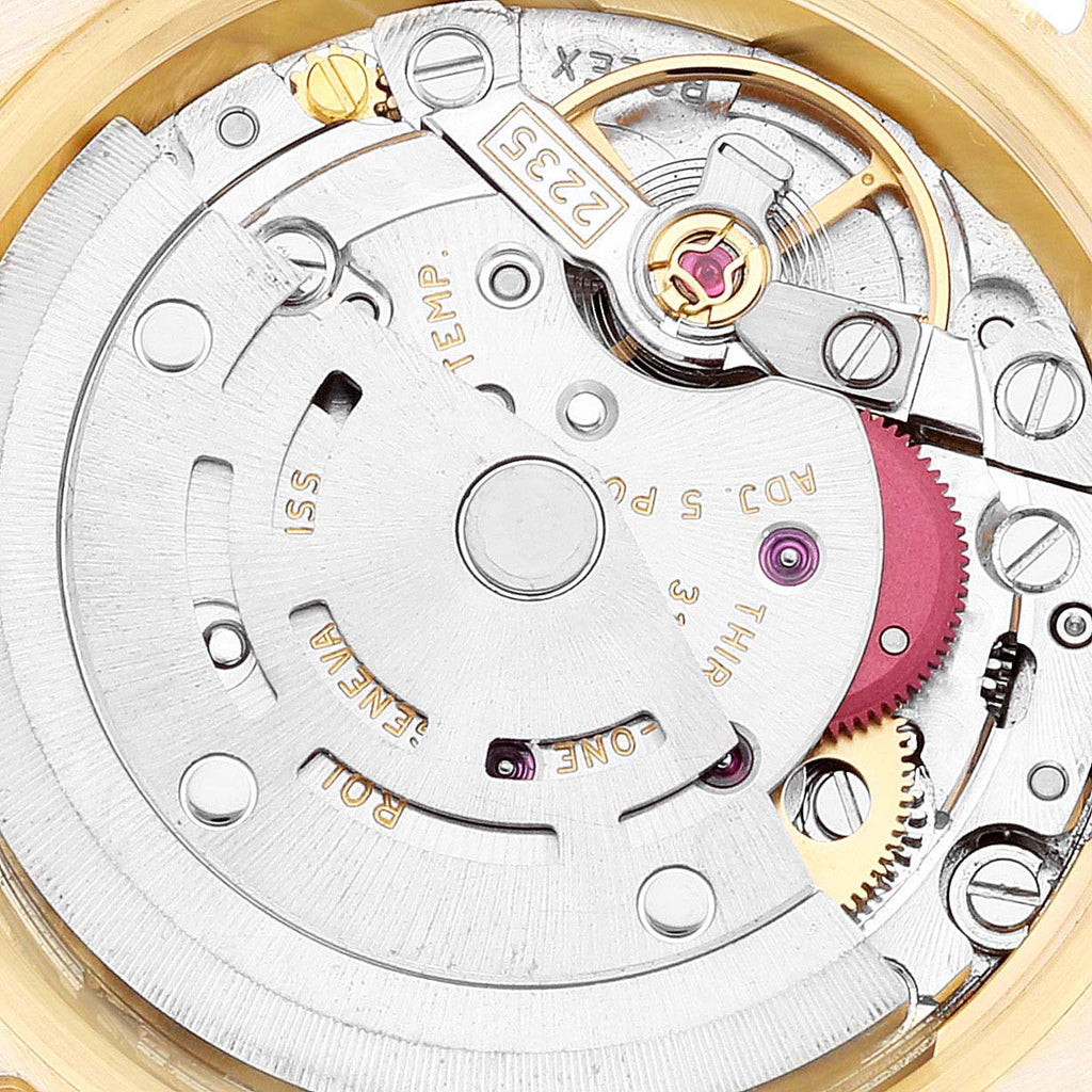 Rolex President Yellow Gold Anniversary Dial Diamond Ladies Watch 179138