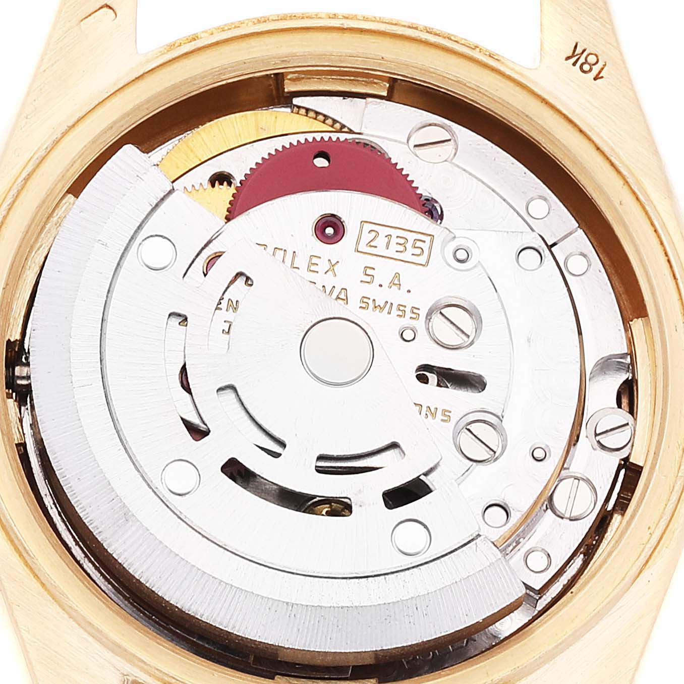 Rolex President Yellow Gold Anniversary Dial Diamond Ladies Watch 69158 Box