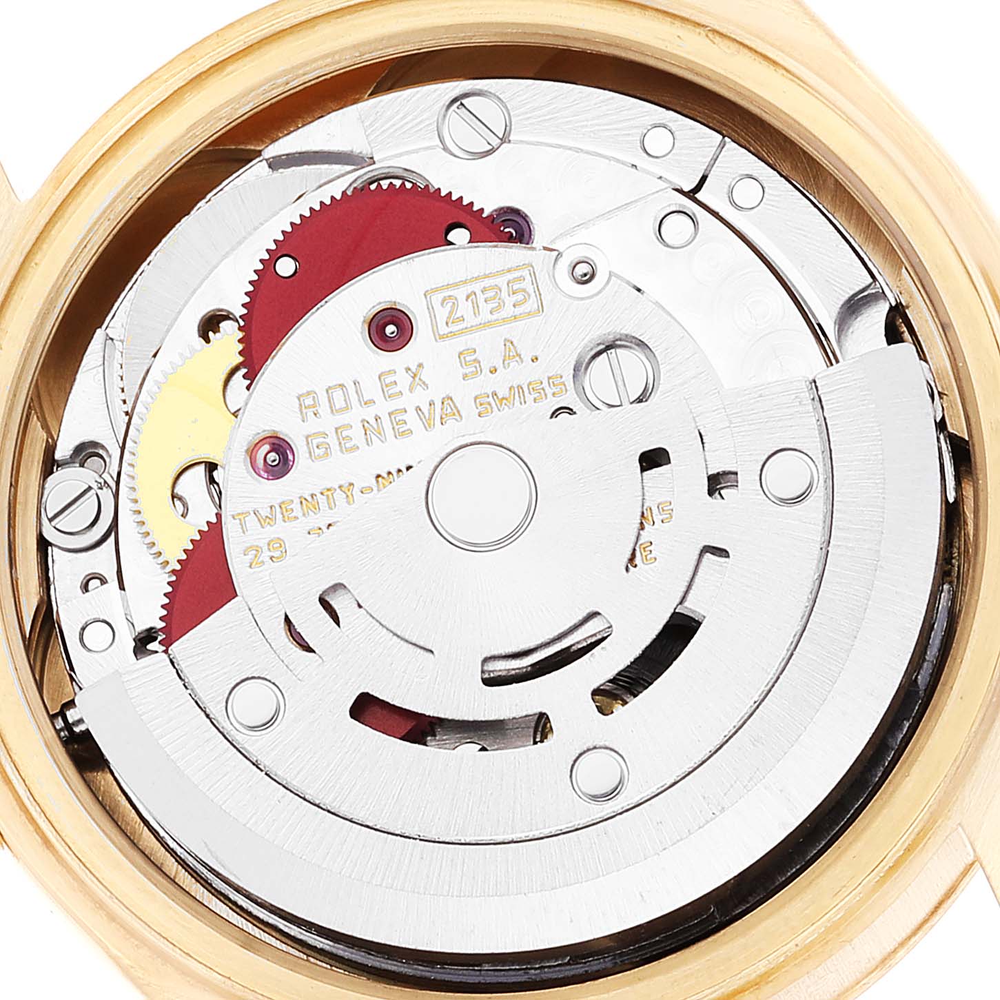 Rolex President Yellow Gold Champagne Dial Ladies Watch 69178 Box Papers