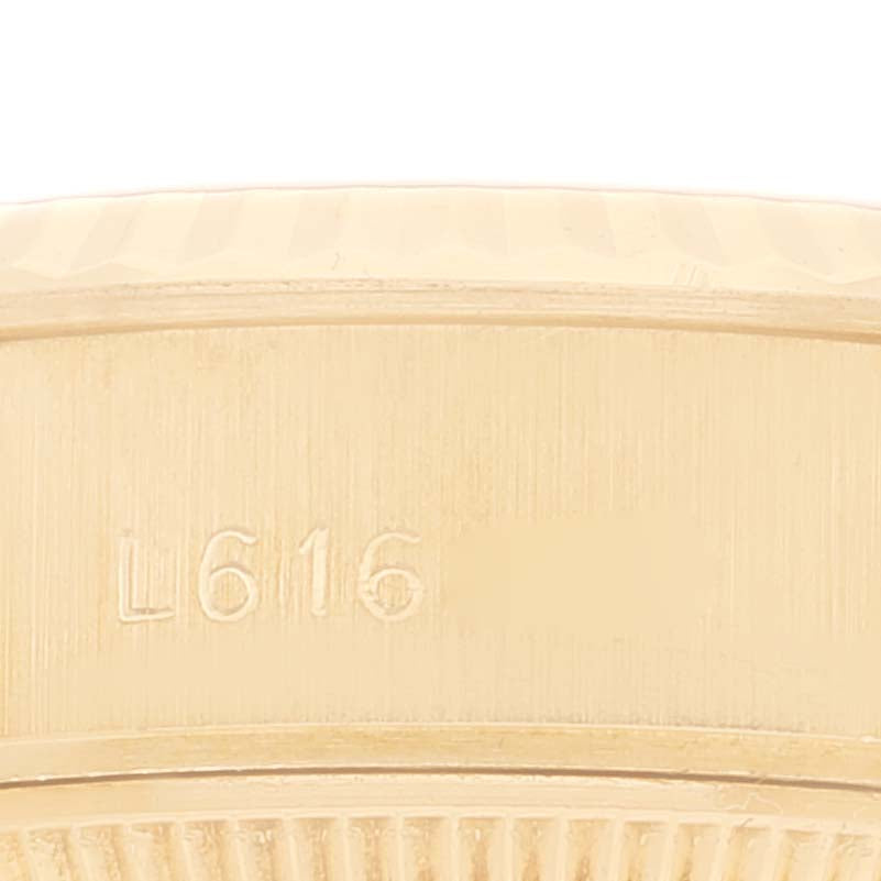 Rolex President Yellow Gold Champagne Dial Ladies Watch 69178 Box Papers