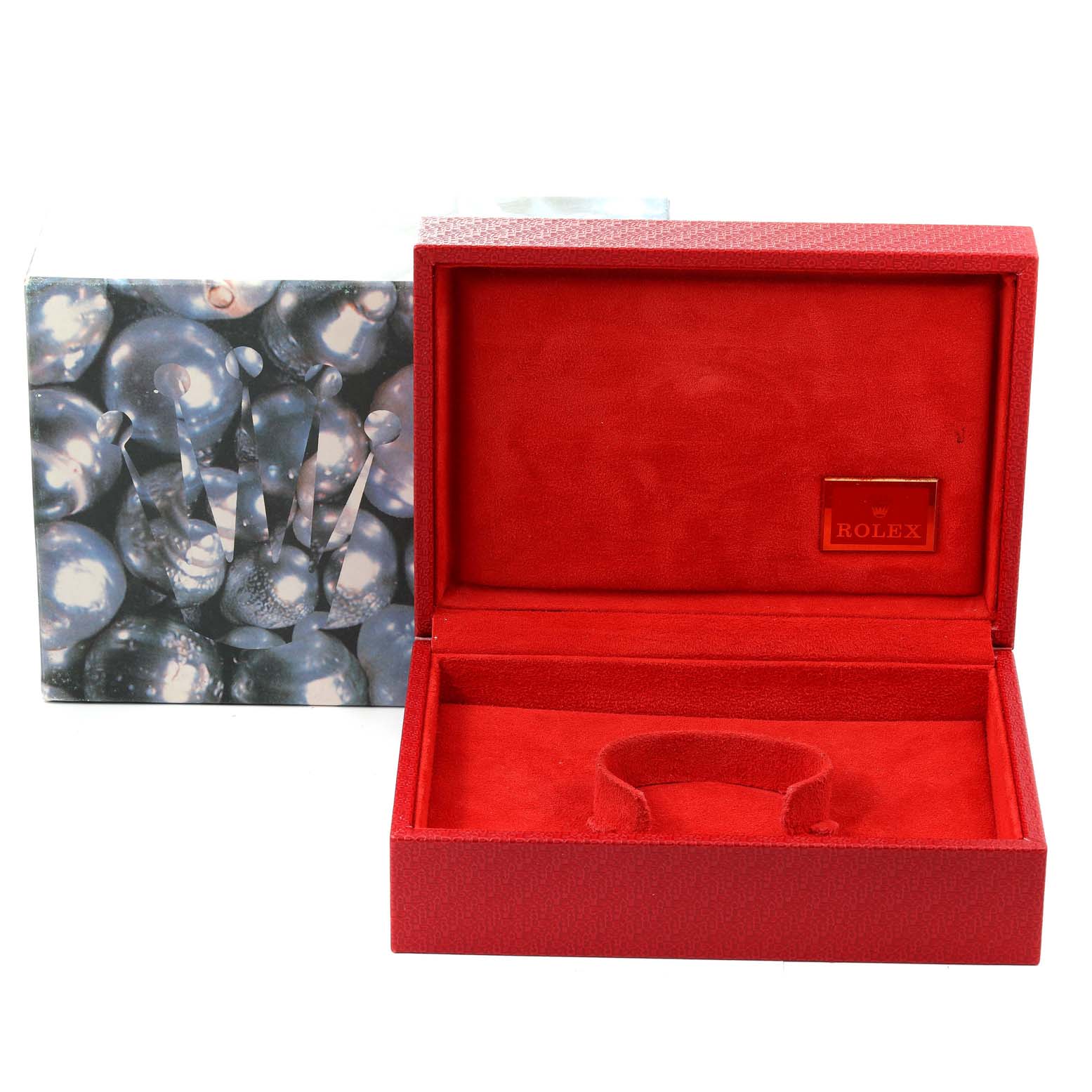 Rolex President Yellow Gold Mother of Pearl Diamond Ruby Ladies Watch 69068