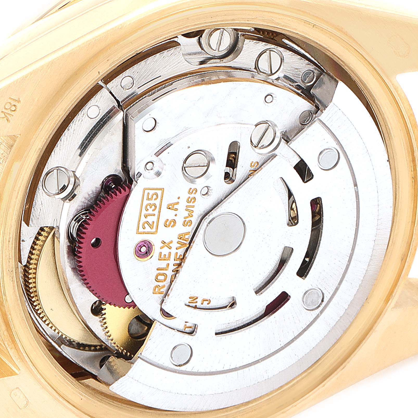 Rolex President Yellow Gold MOP Diamond Ladies Watch 69158