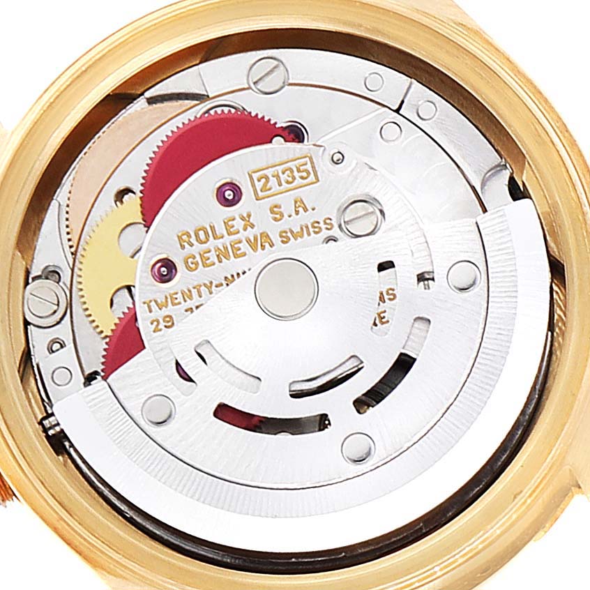 Rolex President Yellow Gold Myriad Diamond Ladies Watch 69158