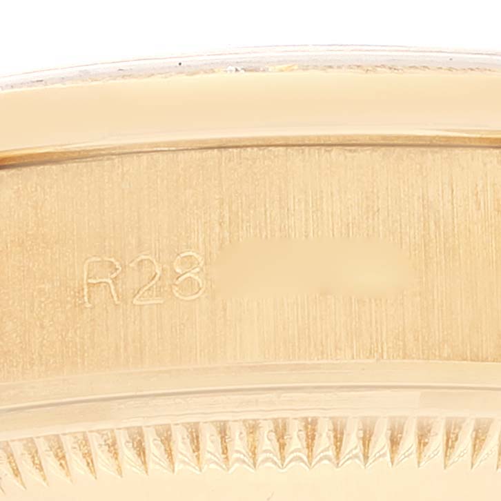 Rolex President Yellow Gold Tiger Eye Dial Diamond Ladies Watch 69288