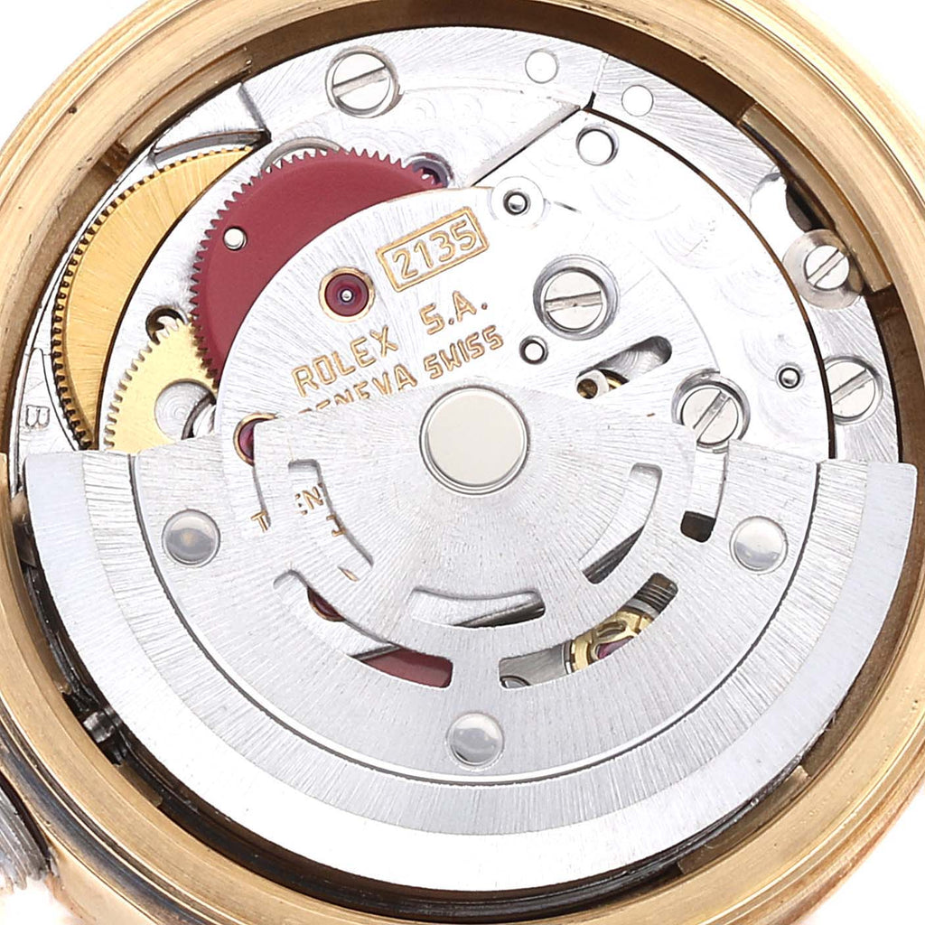 Rolex President Yellow Gold Vignette Diamond Dial Ladies Watch 69178